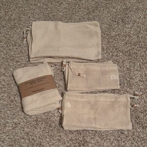 World Market Reusable Cotton Mesh Bags
